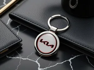 KIA Portachiavi Donna Acciaio Inox Stile Minimal